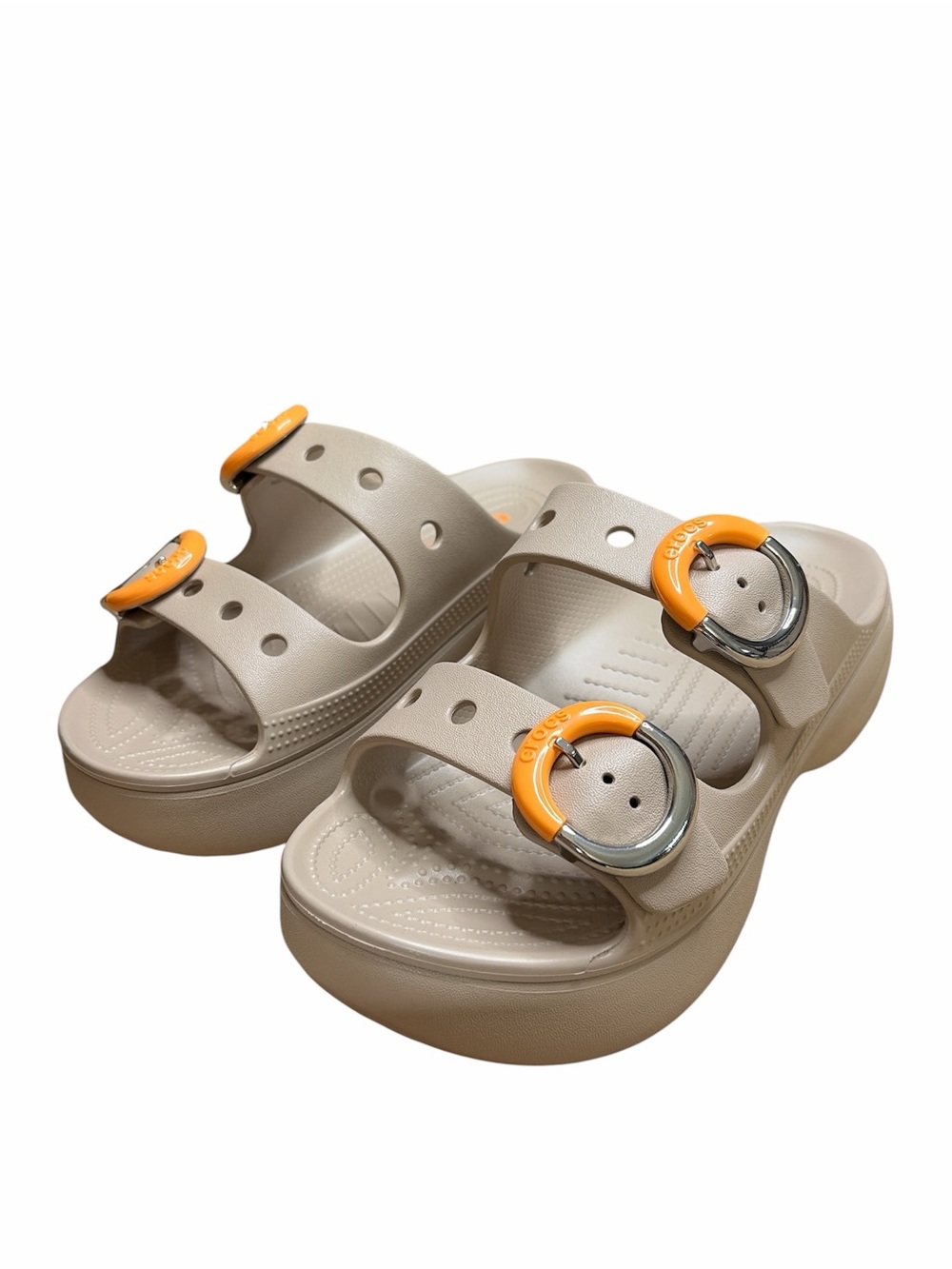 Crocs Women's Saturday Platform Dipped Buckle Sandal Size 10 in Dulce - Picture 2 of 16